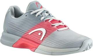 Pantofi de tenis pentru femei Head Revolt Pro 4.0 Gray/Coral