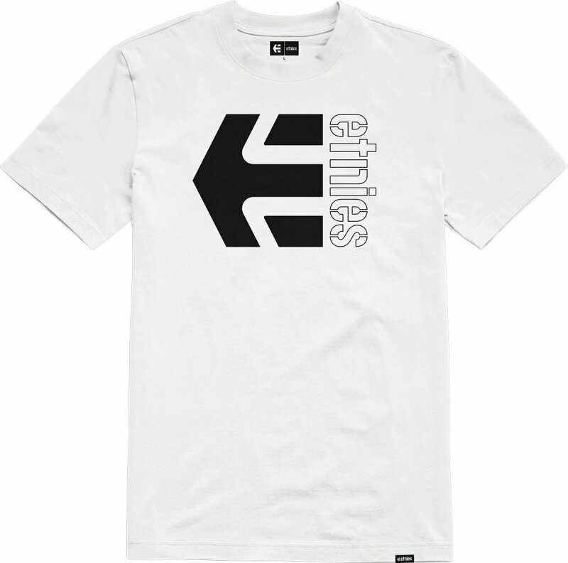 Camisa para exteriores Etnies Corp Combo Tee White/Black L Camiseta Camisa para exteriores