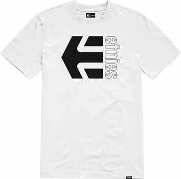 Udendørs T-shirt Etnies Corp Combo Tee White/Black M T-shirt - 1