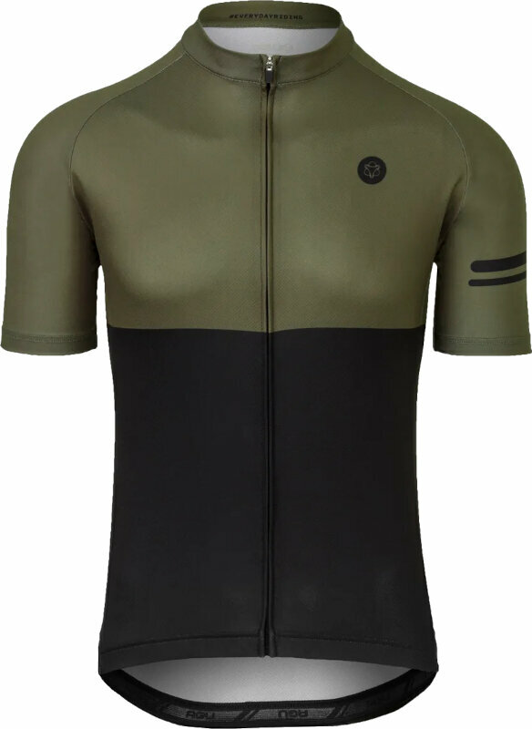 Cycling jersey Agu Duo Jersey SS Essential Men Jersey Army Green M