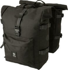 Borsa bicicletta Agu H2O Roll-Top II Urban Doppia borsa da viaggio per bicicletta Black 28 L
