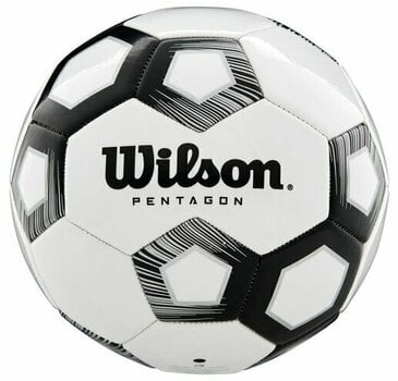 Piłka do piłki nożnej Wilson Pentagon Black/White Piłka do piłki nożnej - 1