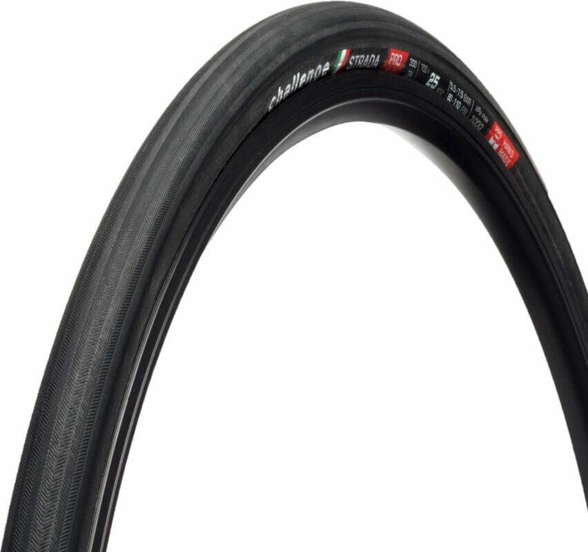Levně Challenge Strada Pro Tire 29/28" (622 mm) 25.0 Black/Black Kevlarový Plášť pro silniční kolo