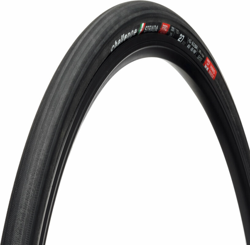 Levně Challenge Strada Pro Tire 29/28" (622 mm) 27.0 Black/Black Kevlarový Plášť pro silniční kolo