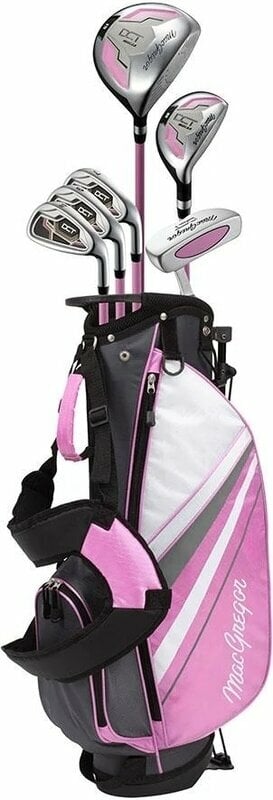 Golfschläger - MacGregor DCT Junior Set Girls RH Age 9-12 Pink