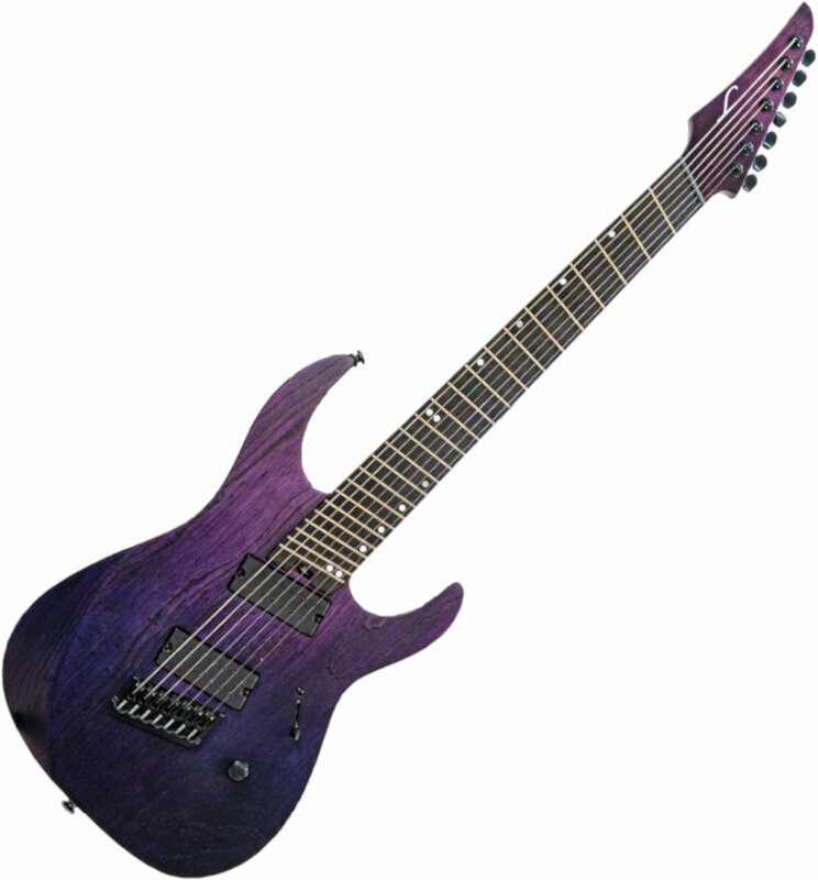 Multiskálás elektromos gitár Legator N7FP Ninja Iris Fade