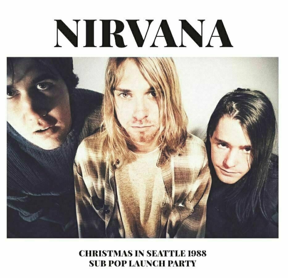 Vinyl Record Nirvana - Christmas In Seattle 1988 (Sub Pop Launch Party) (Clear Vinyl) (2 LP)