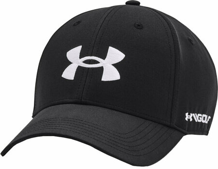 Cap Under Armour Men's UA Golf96 Hat Black/White - 1