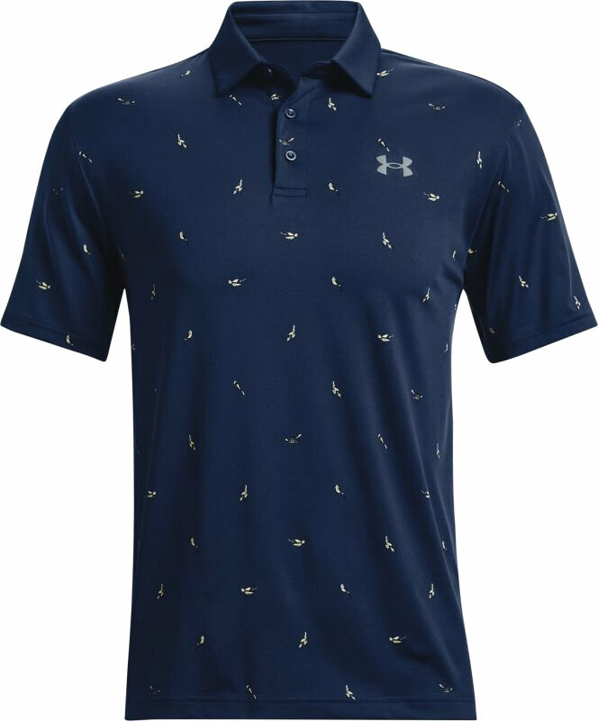 Chemise polo Under Armour UA Playoff 2.0 Mens Polo Academy/Pitch Gray L