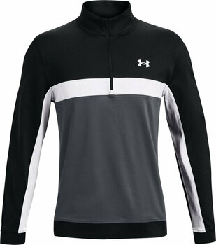 Hoodie/Sweater Under Armour Storm Mens Midlayer 1/2 Zip Black/Jet Gray/White L