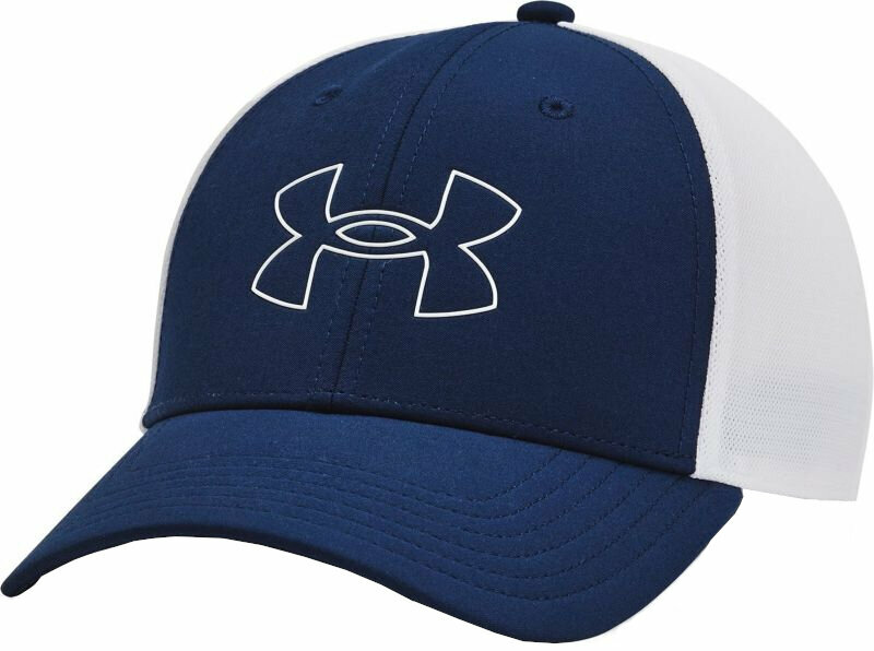 Mütze Under Armour Iso-Chill Driver Mesh Mens Adjustable Cap Academy/White