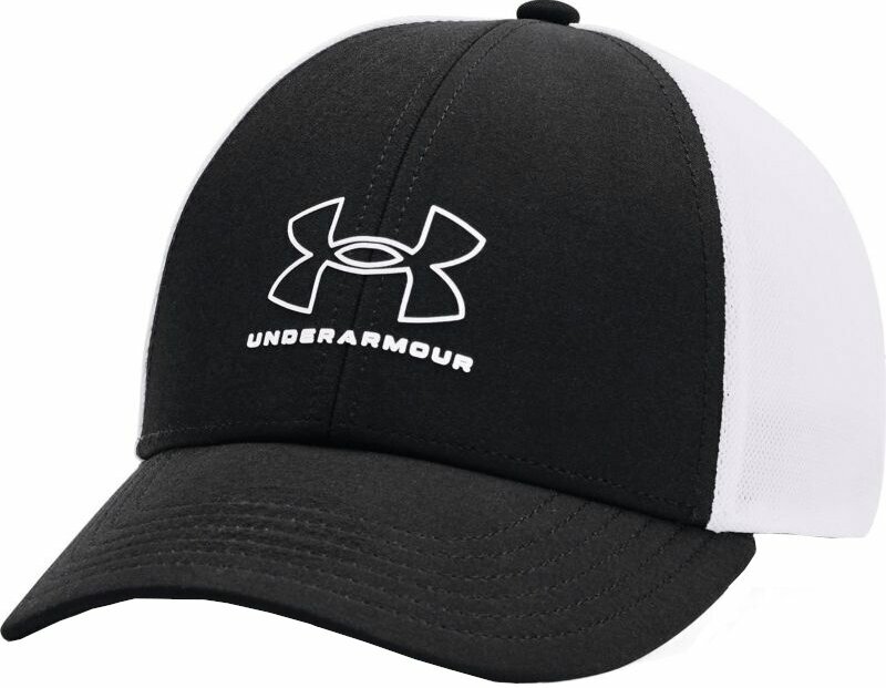 Mütze Under Armour Iso-Chill Driver Mesh Womens Adjustable Cap Black/White