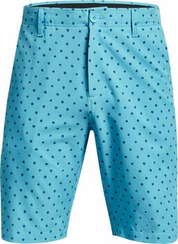 Sort Under Armour Drive Printed Mens Shorts Fresco Blue/Cruise Blue/Halo Gray 38 - 1