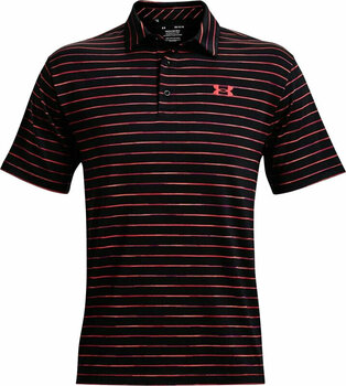 Chemise polo Under Armour UA Playoff 2.0 Mens Polo Black/Hendrix/Electric Tangerine XL - 1
