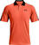 Polo Shirt Under Armour UA T2G Blocked Mens Polo Electric Tangerine/Black/Black XL