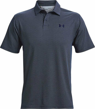 Polo košile Under Armour UA T2G Printed Mens Polo Academy/White/Academy S