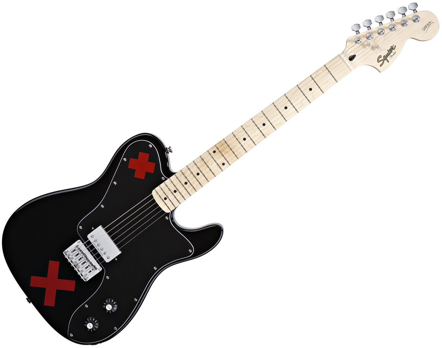 Chitarra Elettrica Fender Squier Deryck Whibley Telecaster MN Black