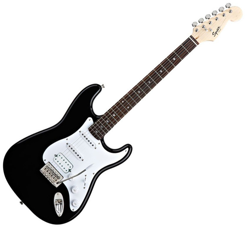 Elektrische gitaar Fender Squier Bullet Stratocaster Tremolo HSS RW Black