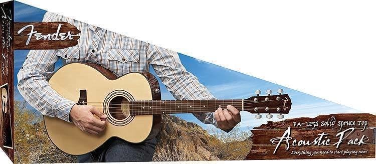 Akustický gitarový set Fender FA-125S Pack Natural