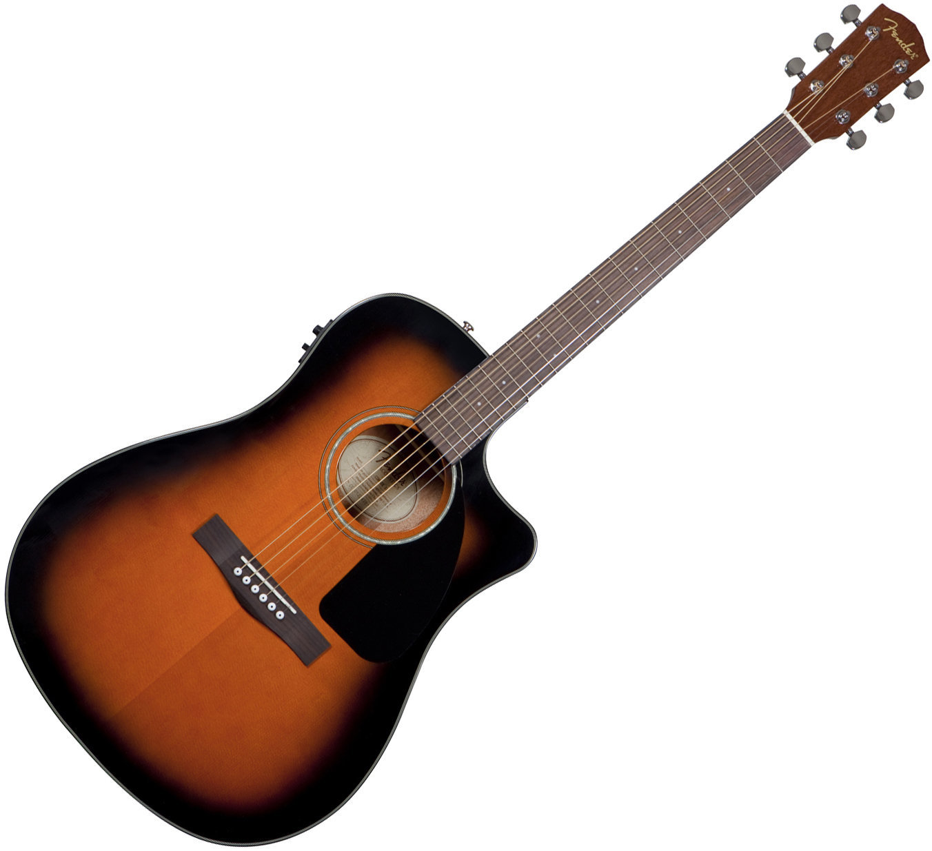 Dreadnought elektro-akoestische gitaar Fender CD-60 CE Sunburst