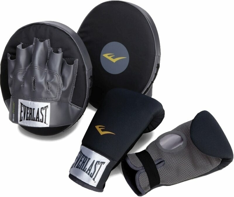 Almohadillas y guantes de boxeo Everlast Boxing Fitness Kit