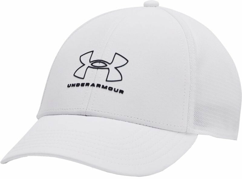 Cuffia Under Armour Iso-Chill Driver Mesh Womens Adjustable Cap White/Midnight Navy