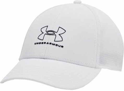 Cuffia Under Armour Iso-Chill Driver Mesh Womens Adjustable Cap White/Midnight Navy - 1