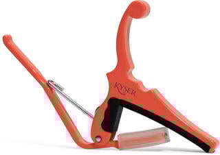 Acoustic Guitar Capo Kyser KGEFBBA Fender Quick-Change Fiesta Red Acoustic Guitar Capo