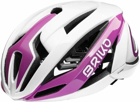 Cyklistická helma Briko Quasar Shiny White/Plum L Cyklistická helma - 1