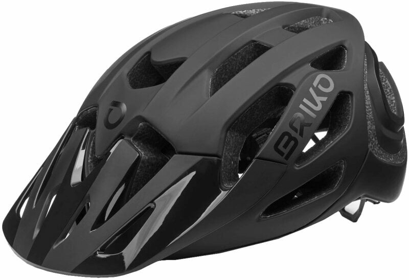 Bike Helmet Briko Sismic Matt Shiny Black L Bike Helmet