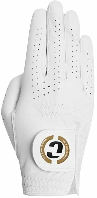 Handschuhe Duca Del Cosma Elite Pro Mens Golf Glove Right Hand White S 2022