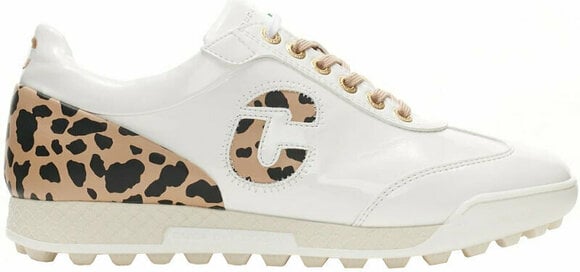 Chaussures de golf pour femmes Duca Del Cosma King Cheetah White 37 - 1