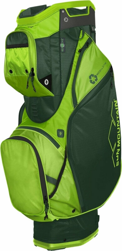 Golftaske Sun Mountain Eco-Lite Cart Bag Green/Rush/Green Golftaske