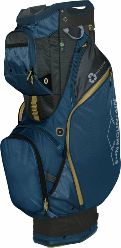 Golf torba Cart Bag Sun Mountain Eco-Lite Cart Bag Gunmetal/Spruce/Aztec Golf torba Cart Bag