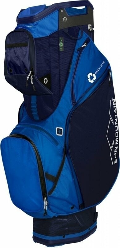 Golf torba Cart Bag Sun Mountain Eco-Lite Cart Bag Navy/Cobalt Golf torba Cart Bag