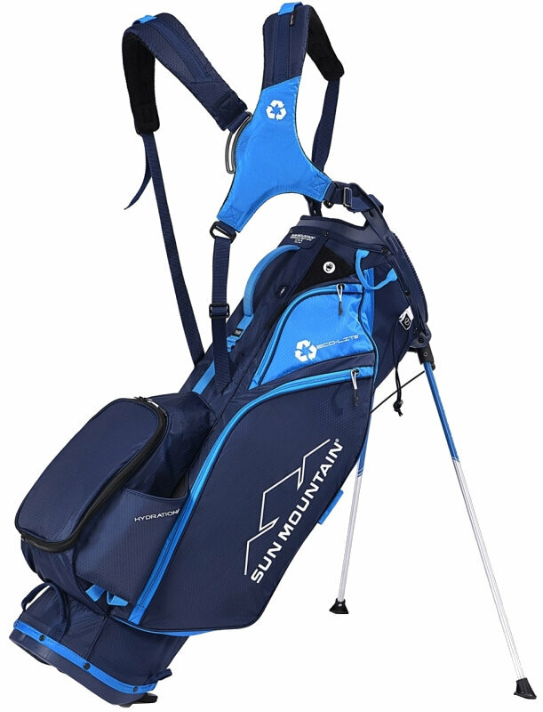 Golf torba Stand Bag Sun Mountain Eco-Lite 14-Way Stand Bag Navy/Cobalt Golf torba Stand Bag