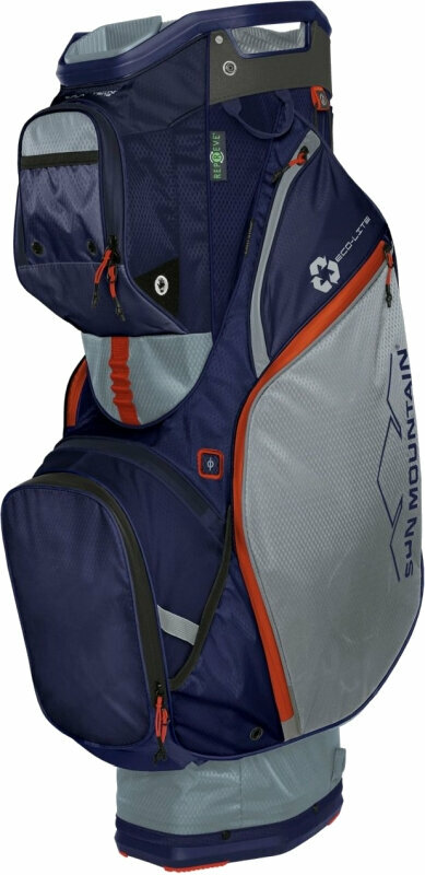 Golfbag Sun Mountain Eco-Lite Cart Bag Cadet/Navy/Inferno Golfbag