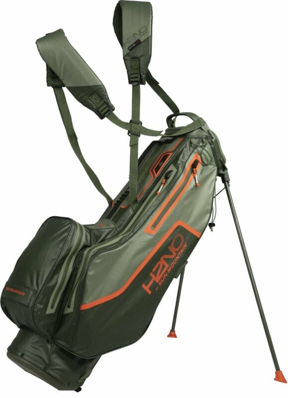 Golf torba Stand Bag Sun Mountain H2NO Lite Speed Stand Bag Moss/Sage/Inferno Golf torba Stand Bag