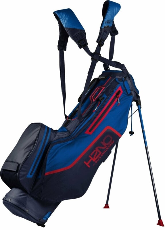 Sun Mountain H2NO Lite Speed Stand Bag Navy/Skydive/Red Geanta pentru golf