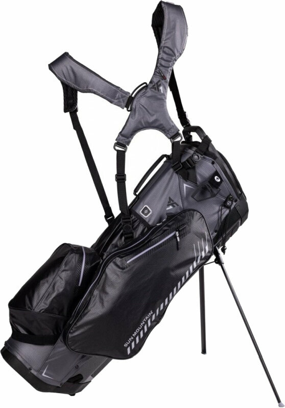 Saco de golfe Sun Mountain Sport Fast 1 Stand Bag Black/Gunmetal Saco de golfe
