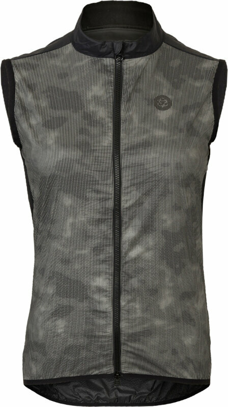 Biciklistička jakna, prsluk Agu Wind Body II Essential Vest Women Reflection Black XS Prsluk