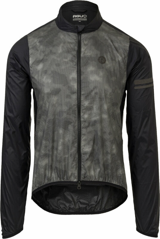 Kolesarska jakna, Vest Agu Wind Jacket II Essential Men Reflection Black M Jakna