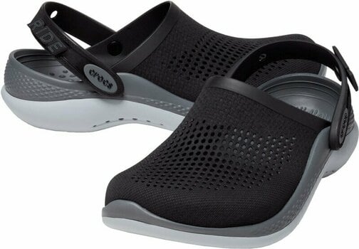 Unisex Schuhe Crocs LiteRide 360 Clog Black/Slate Grey 45-46 - 1