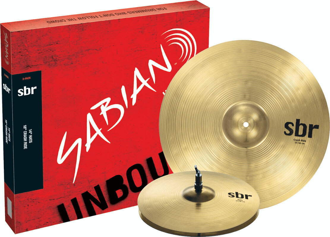 Cymbal Set Sabian SBR5002 SBR 2-Pack 14/18 Cymbal Set