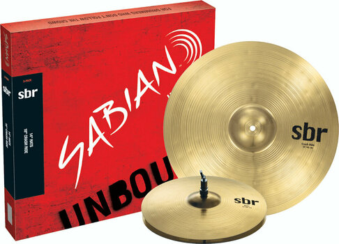 Set de cymbales Sabian SBR5002 SBR 2-Pack 14/18 Set de cymbales - 1