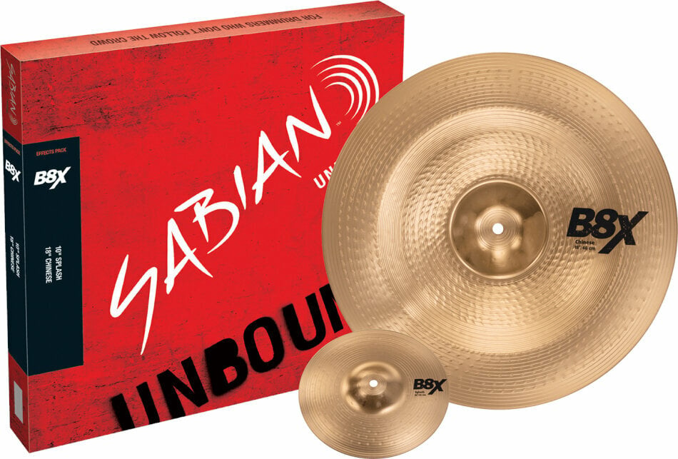 Cymbal-sats Sabian 45005X B8X Effects Pack 10/18 Cymbal-sats