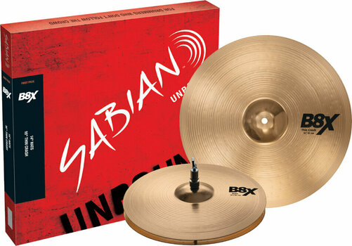 Set de cymbales Sabian 45011X B8X First Pack 14/16 Set de cymbales - 1