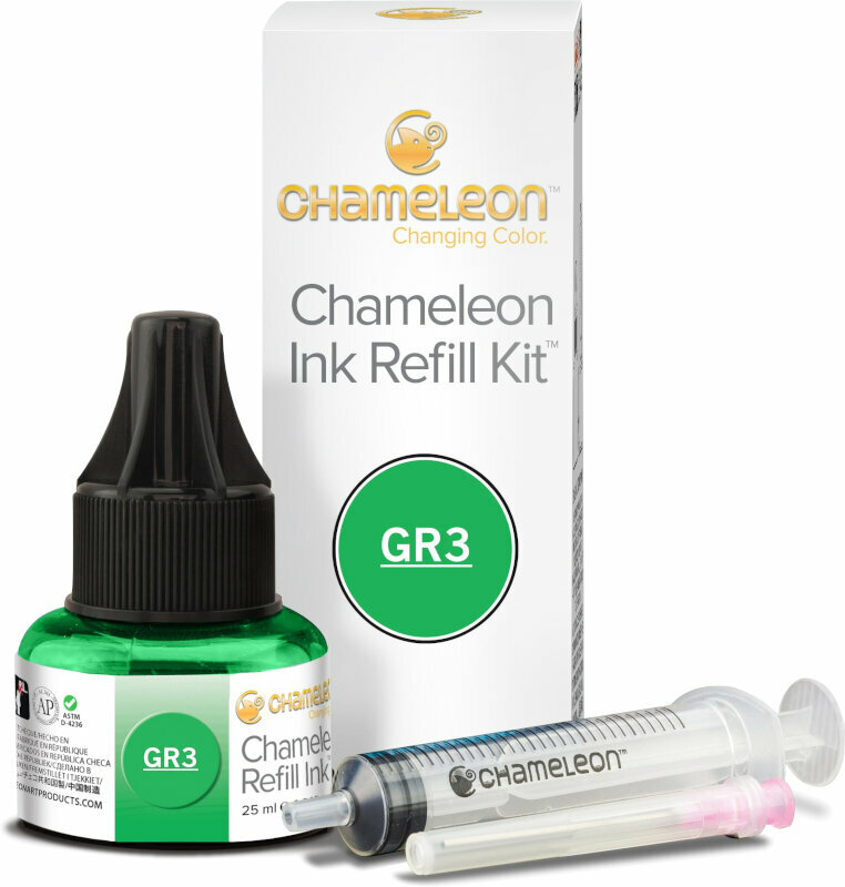 Marcador Chameleon GR3 Pen Refill Grass Green 1 un. 20 ml