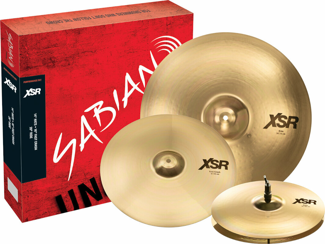Cymbal Set Sabian XSR5005B XSR Performance 14/16/20 Cymbal Set