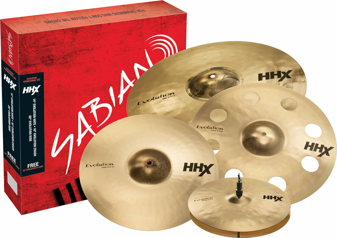 Cymbal-sats Sabian HHX Evolution Performance 14/16/20 Cymbal-sats